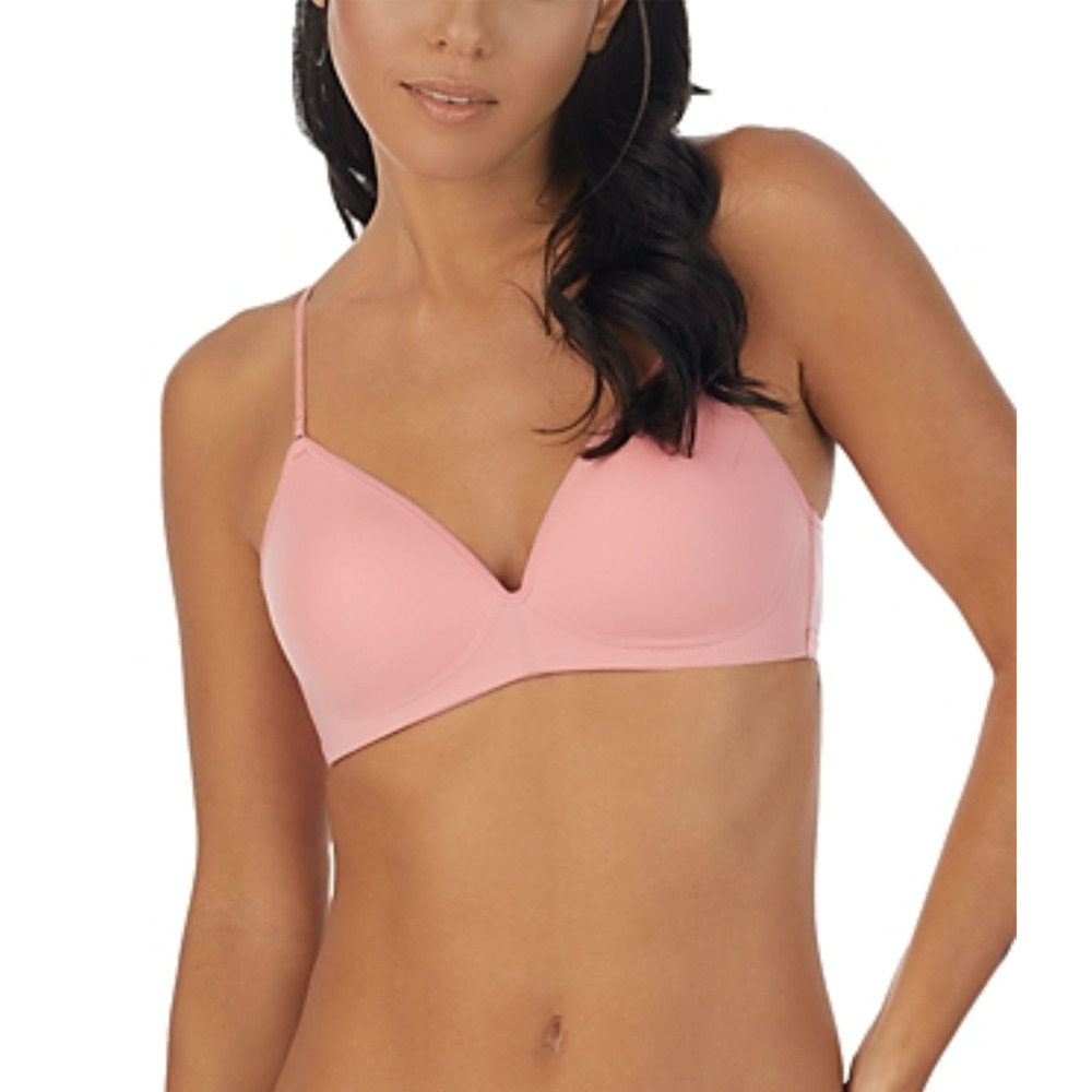 OnGossamer Women Next to Nothing Micro Wireless Bra Sunset Rose Size 34C